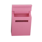 Maxbell Dollhouse Miniature Wooden Mail Box 1/12 Scale Pink