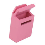 Maxbell Dollhouse Miniature Wooden Mail Box 1/12 Scale Pink