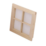 Maxbell 8x1pc 1:12 Scale Dollhouse Window Frame Miniature Decor Dollhouse Accessory