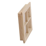 Maxbell 8x1pc 1:12 Scale Dollhouse Window Frame Miniature Decor Dollhouse Accessory