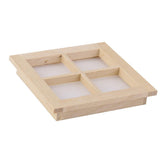 Maxbell 8x1pc 1:12 Scale Dollhouse Window Frame Miniature Decor Dollhouse Accessory