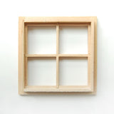 Maxbell 1pc 1:12 Scale Dollhouse Window Frame Miniature Decor Dollhouse Accessory