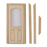Maxbell 3xDollhouse Miniature Wooden Door Unpainted