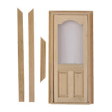 Maxbell Dollhouse Miniature Wooden Door Unpainted