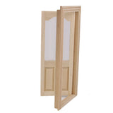 Maxbell 3xDollhouse Miniature Wooden Door Unpainted