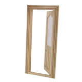 Maxbell Dollhouse Miniature Wooden Door Unpainted