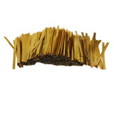 Maxbell 4xChic 800 Pcs Metallic Twist Ties for Candy   Cake Pop Cello Bag Gold