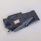 Maxbell Mens Necktie Woven Silk Tie Hanky & Cufflinks Set Wedding Party Neckwear Dark Blue
