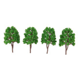 Maxbell 3x20Pcs Model Trees Train Scenery Landscape N Scale 1:150