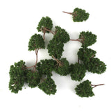 Maxbell 5x20 Dark Green Model Tree N Scale Train Layout Wargame Scenery Diorama 7.5cm