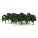 Maxbell 6x20 Dark Green Model Tree N Scale Train Layout Wargame Scenery Diorama 7.5cm