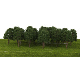 Maxbell 8x20 Dark Green Model Tree N Scale Train Layout Wargame Scenery Diorama 7.5cm