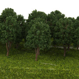 Maxbell 8x20 Dark Green Model Tree N Scale Train Layout Wargame Scenery Diorama 7.5cm