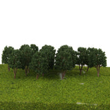 Maxbell 6x20 Dark Green Model Tree N Scale Train Layout Wargame Scenery Diorama 7.5cm