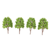 Maxbell 5x20x Plastic Model Trees N Scale Train Layout Wargame Scenery Diorama 7.5cm