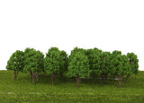 Maxbell 5x20x Plastic Model Trees N Scale Train Layout Wargame Scenery Diorama 7.5cm