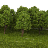 Maxbell 5x20x Plastic Model Trees N Scale Train Layout Wargame Scenery Diorama 7.5cm