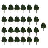 Maxbell 3x25x Dark Green Model Trees N Scale Train Layout Scenery Diorama 1:150