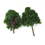 Maxbell 3x25x Dark Green Model Trees N Scale Train Layout Scenery Diorama 1:150