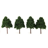 Maxbell 3x25x Dark Green Model Trees N Scale Train Layout Scenery Diorama 1:150