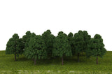 Maxbell 3x25x Dark Green Model Trees N Scale Train Layout Scenery Diorama 1:150