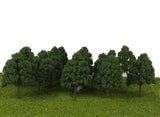 Maxbell 3x25x Dark Green Model Trees N Scale Train Layout Scenery Diorama 1:150
