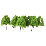 Maxbell 3x25Pcs Model Cypress Tress Train Railroad Scenery 1:150 Light Green