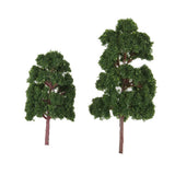 Maxbell 45x Mini Green Trees Model Train Railway Layout Scenery Diorama Architecture