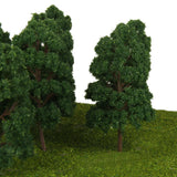 Maxbell 8x10PCS Model Trees Train Railway Wargame Diorama Architecture Layout HO Scale