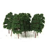 Maxbell 6x10PCS Model Trees Train Railway Wargame Diorama Architecture Layout HO Scale