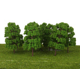 Maxbell 4x10PCS Tree Model Train Railway Wargame Diorama Architecture Layout 1:75 HO