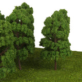 Maxbell 6x10PCS Tree Model Train Railway Wargame Diorama Architecture Layout 1:75 HO