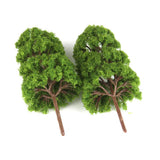 Maxbell 4x10PCS Tree Model Train Railway Wargame Diorama Architecture Layout 1:75 HO