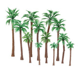 20x12pcs Layout Model Train Palm Trees Scale HO O N 6-11cm Model Scenery
