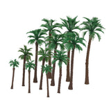 Maxbell 6x12pcs Layout Model Train Palm Trees Scale HO O N 6-11cm Model Scenery