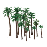 20x12pcs Layout Model Train Palm Trees Scale HO O N 6-11cm Model Scenery