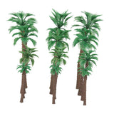 Maxbell 6x12pcs Layout Model Train Palm Trees Scale HO O N 6-11cm Model Scenery