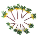 Maxbell 37Piece Cypress+Palm Tree Model Green Roadway Landscape Building Layout HO N