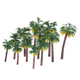 Maxbell 37Piece Cypress+Palm Tree Model Green Roadway Landscape Building Layout HO N