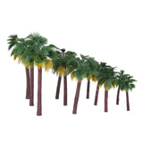 Maxbell 37Piece Cypress+Palm Tree Model Green Roadway Landscape Building Layout HO N