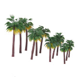 Maxbell 37Piece Cypress+Palm Tree Model Green Roadway Landscape Building Layout HO N