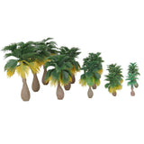 Maxbell 23x15pcs Layout Model Train Palm Trees Rain Forest Scale 1: 100-1:300