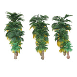 Maxbell 6x15pcs Layout Model Train Palm Trees Rain Forest Scale 1: 100-1:300