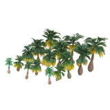 Maxbell 23x15pcs Layout Model Train Palm Trees Rain Forest Scale 1: 100-1:300