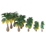 Maxbell 23x15pcs Layout Model Train Palm Trees Rain Forest Scale 1: 100-1:300