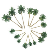Maxbell 10x15pcs Model Coconut Palm Trees Scenery Landscape N Z Railway DIY Accessory
