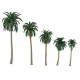 Maxbell 10x15pcs Model Coconut Palm Trees Scenery Landscape N Z Railway DIY Accessory