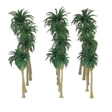 Maxbell 15x15pcs Model Coconut Palm Trees Scenery Landscape N Z Railway DIY Accessory