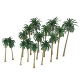 Maxbell 15x15pcs Model Coconut Palm Trees Scenery Landscape N Z Railway DIY Accessory