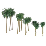 Maxbell 15x15pcs Model Coconut Palm Trees Scenery Landscape N Z Railway DIY Accessory